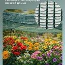 Сетка фасадная затеняющая Промышленник зеленая 30-35% 3х20 м фото 5