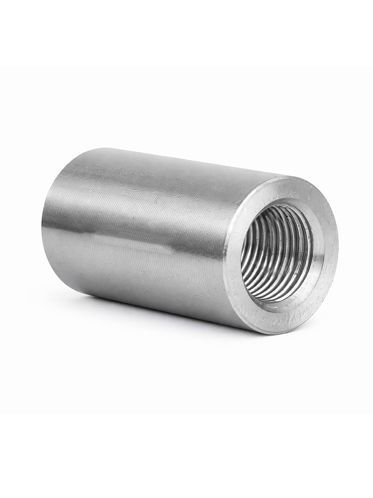 Муфта с цилиндрической резьбой для стыковки арматуры 20 мм фото 2